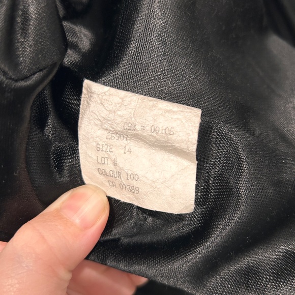 VTG Andre Creation Leather & suade strip Jacket - Picture 8 of 14